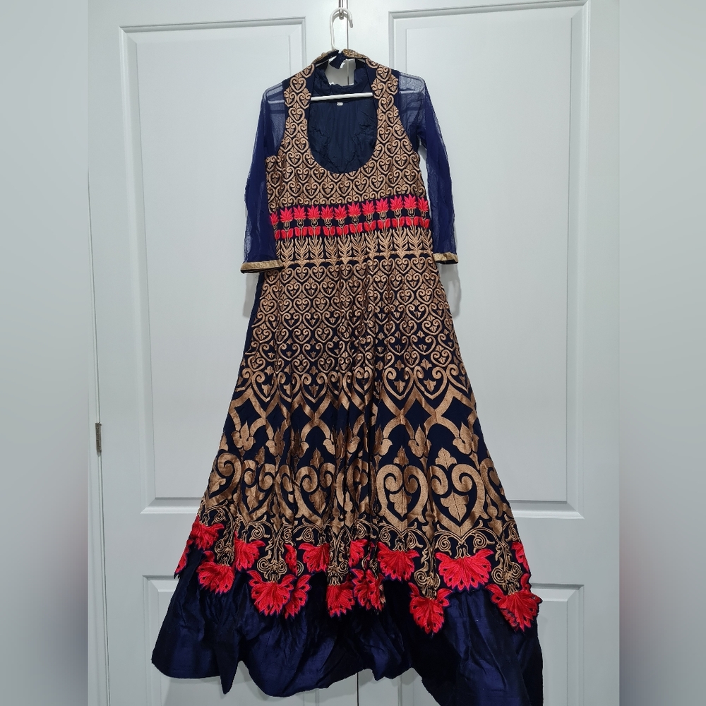 Indian long party dress